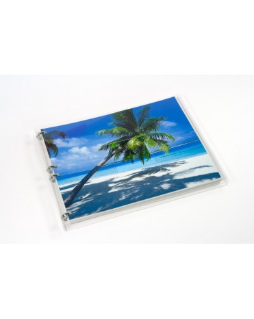 Обложка Прозрачная, пластик  20х25